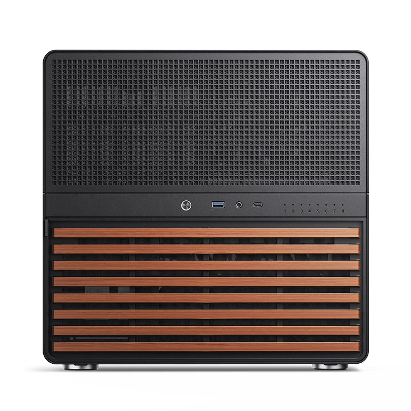 Jonsbo N5 NAS Computer Chassis ITX/M-ATX/ATX/E-ATX PC Case 12+4 Hard Disk Space ATX Power Supply With Fan Aluminum Desktop Case.