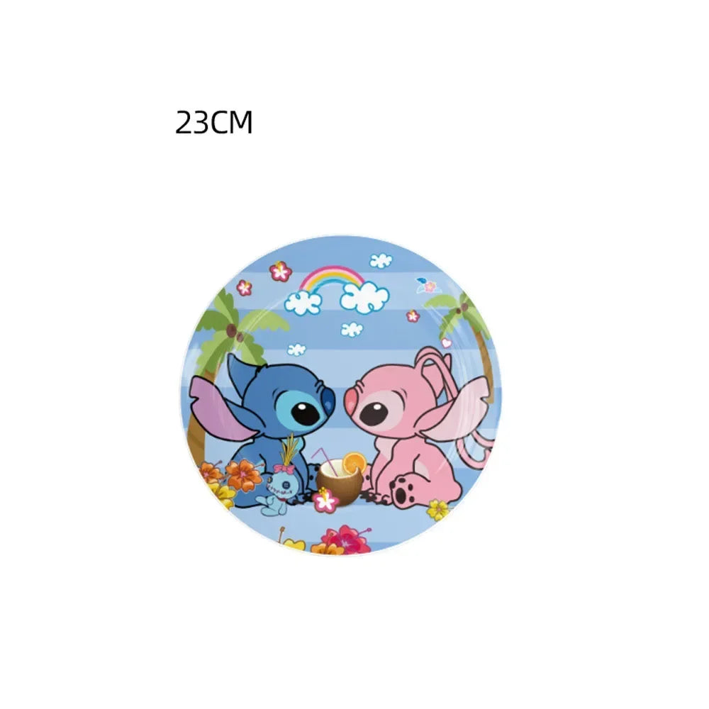 Niedliche Cartoon-Lilo und Stitch-Luftballons, alles Gute zum Geburtstag, Party, Babyparty, Dekorationen, Kindergeschenke, Einweggeschirr