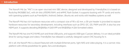 NanoPi M6 RK3588S Rockchip.