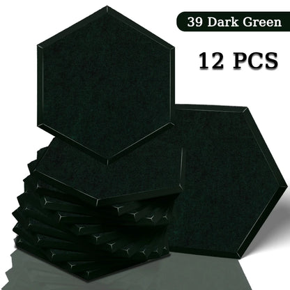 TOUO High Density Acoustic Panel 12pcs Soundproofing Panels Studio Acoustic Treatment Wall Sound Absorbing Bedroom Decoration