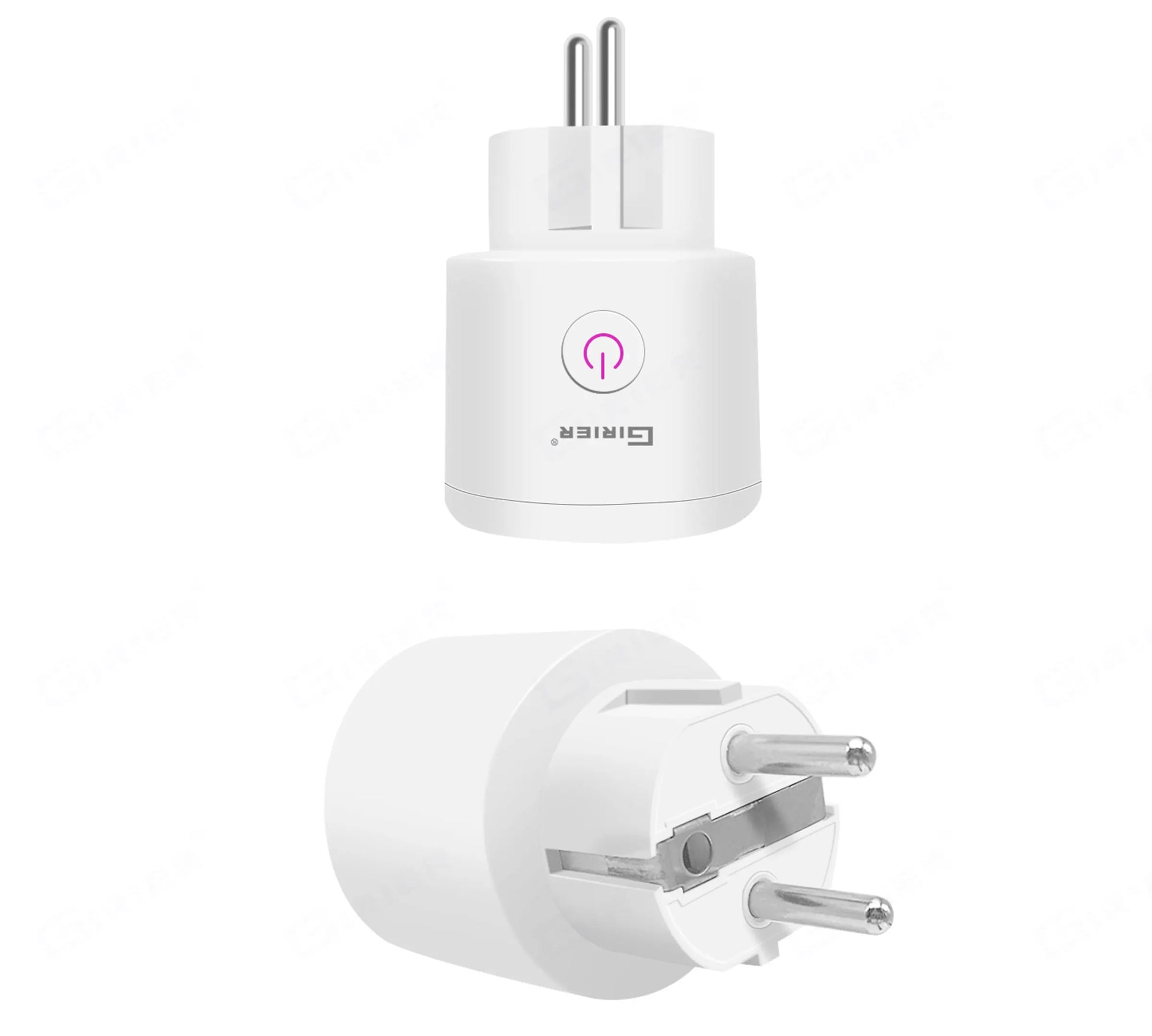 GIRIER Smart Plug ZigBee 20A Smart Home Steckdose EU 4200W mit Power Monitor Funktion Unterstützt Alexa Google Home Assistant.