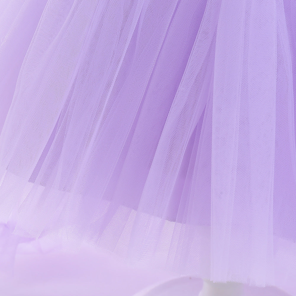 Formelle Abendkleider für Kinder, elegante Partykleider für Mädchen, Kleider mit abnehmbarem Prinzessinnenkleid