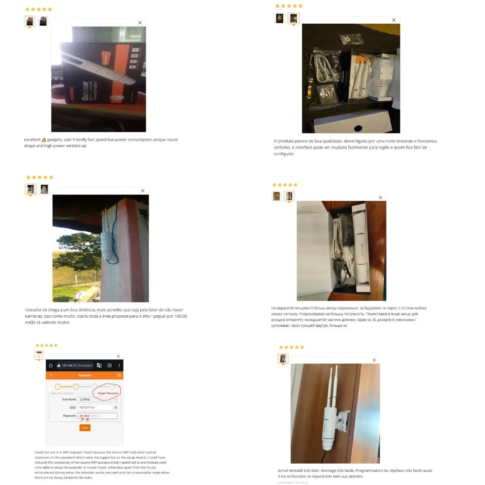 COMFAST AC1200/AC1300 Outdoor AP Router 2.4G/5G Dual Dand Long Range signal Extender Amplifie wireless WiFi Repeater waterproof.