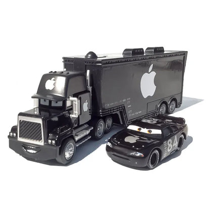 Disney Pixar Cars 2 3 Lightning McQueen Mack Uncle Jackson Storm Car Truck 1:55 Diecast Vehicle Metal Toys Gift for Children