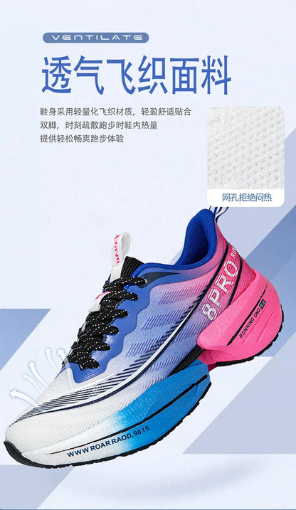 Marathon Air Cushion Herren Sport Laufschuhe Atmungsaktive leichte Damen Bequeme sportliche rutschfeste Carbon Plate Sneakers.