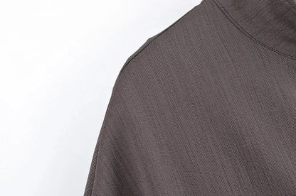 Casual Pants 2 Pieces Sets For Women Short Sleeve Coat High Waist Trousers Women's Suit 2025 Two Pieces Loose Woman Outfits.