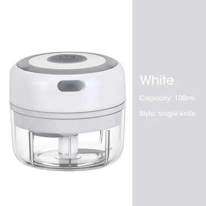 100ML/250ML Mini Electric Garlic Chopper USB Meat Grinder Garlic Masher Machine Sturdy Durable Crushed Ginger Vegetable Crusher.