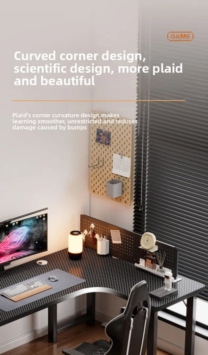 Computertisch Ecktisch für Zuhause, Arbeitstisch, Büro-Schreibtisch, E-Sport