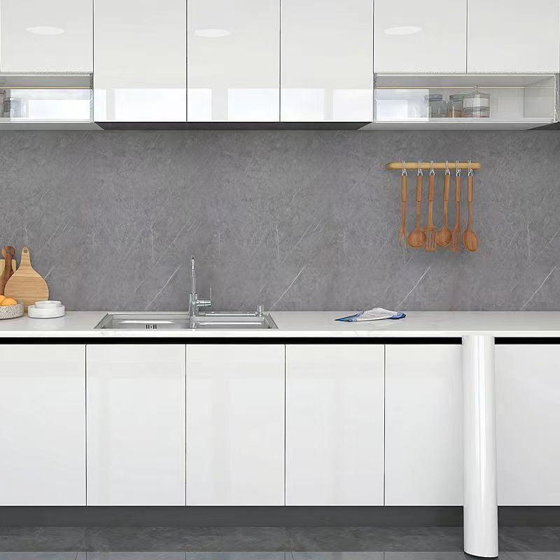 80cm Marble Waterproof Wallpaper for Kitchen Cabinets Bathroom Decor Kitchen Foil Renovation Self Adhesive Oil Proof Stickers