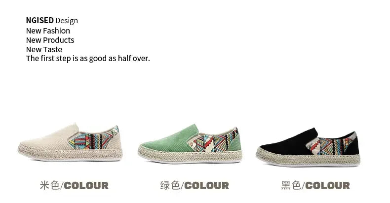 2023Men Turnschuhe Casual Sommer Low-top Cord Schuhe Fischer Schuhe Faul Schuhe Slip-on Tuch Schuhe Trendy männer Schuhe.