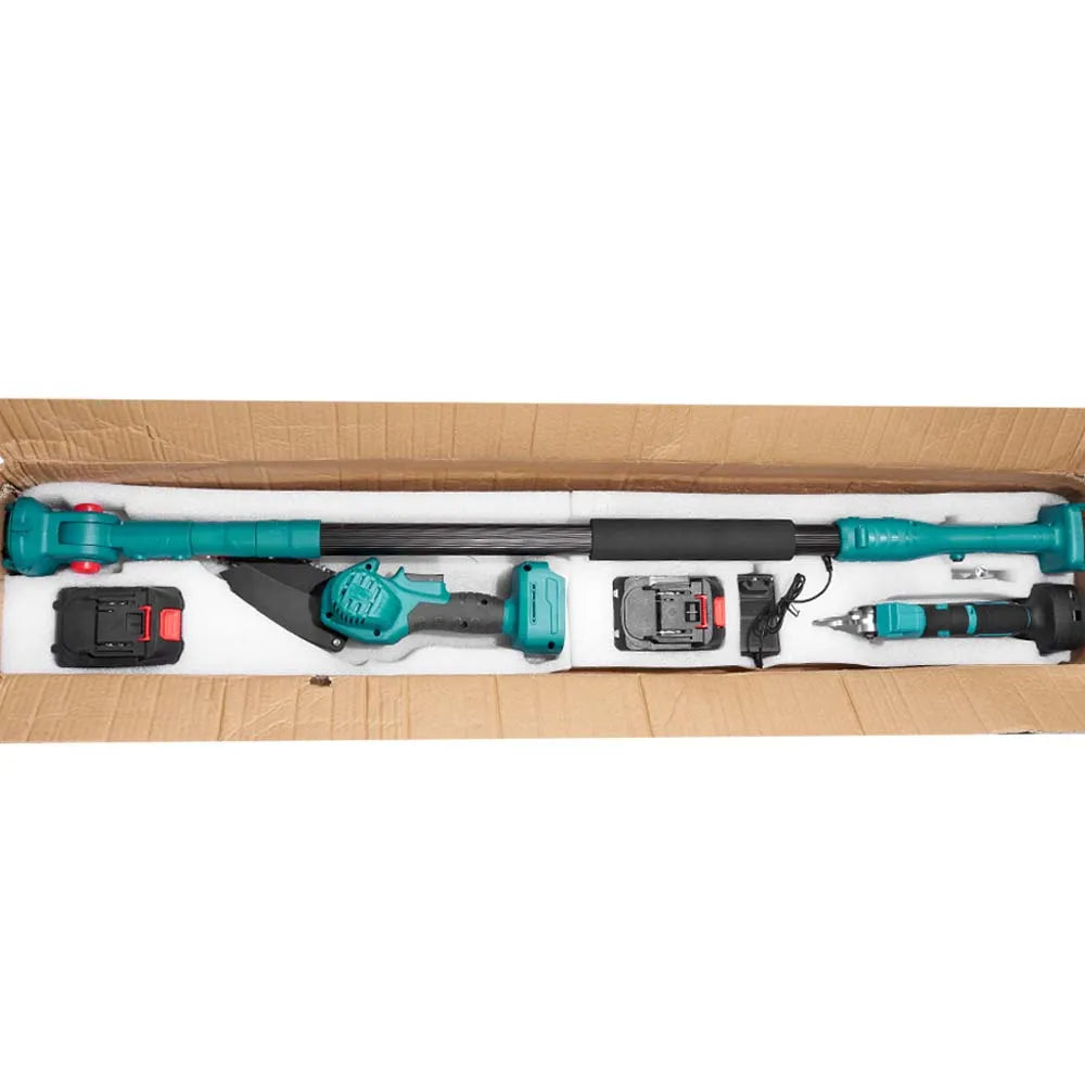 ONEVAN 3500 W Bürstenlose Teleskopstange Elektrische Kettensäge 3-IN-1 Hohe Zweig Schere Garten Beschneiden Werkzeug für 21 V 18 V Batterie