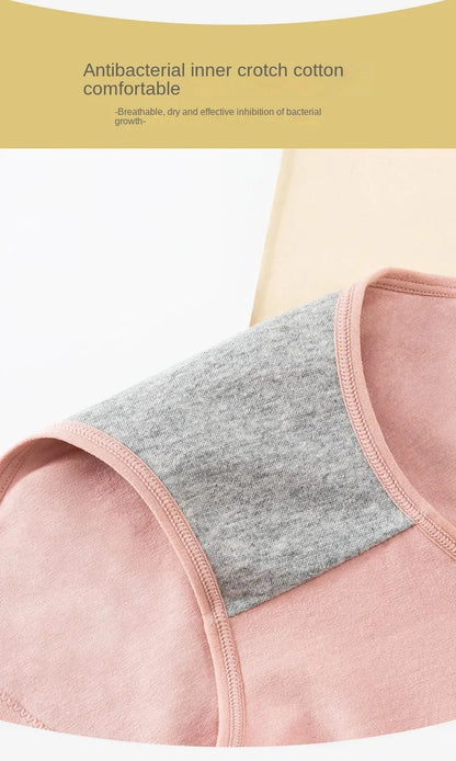 Cotton Menstrual Panties Leak Proof Breathable Cartoon cat Panties Woman Women Girls Physiological Pants Women's Intimates M-XL.