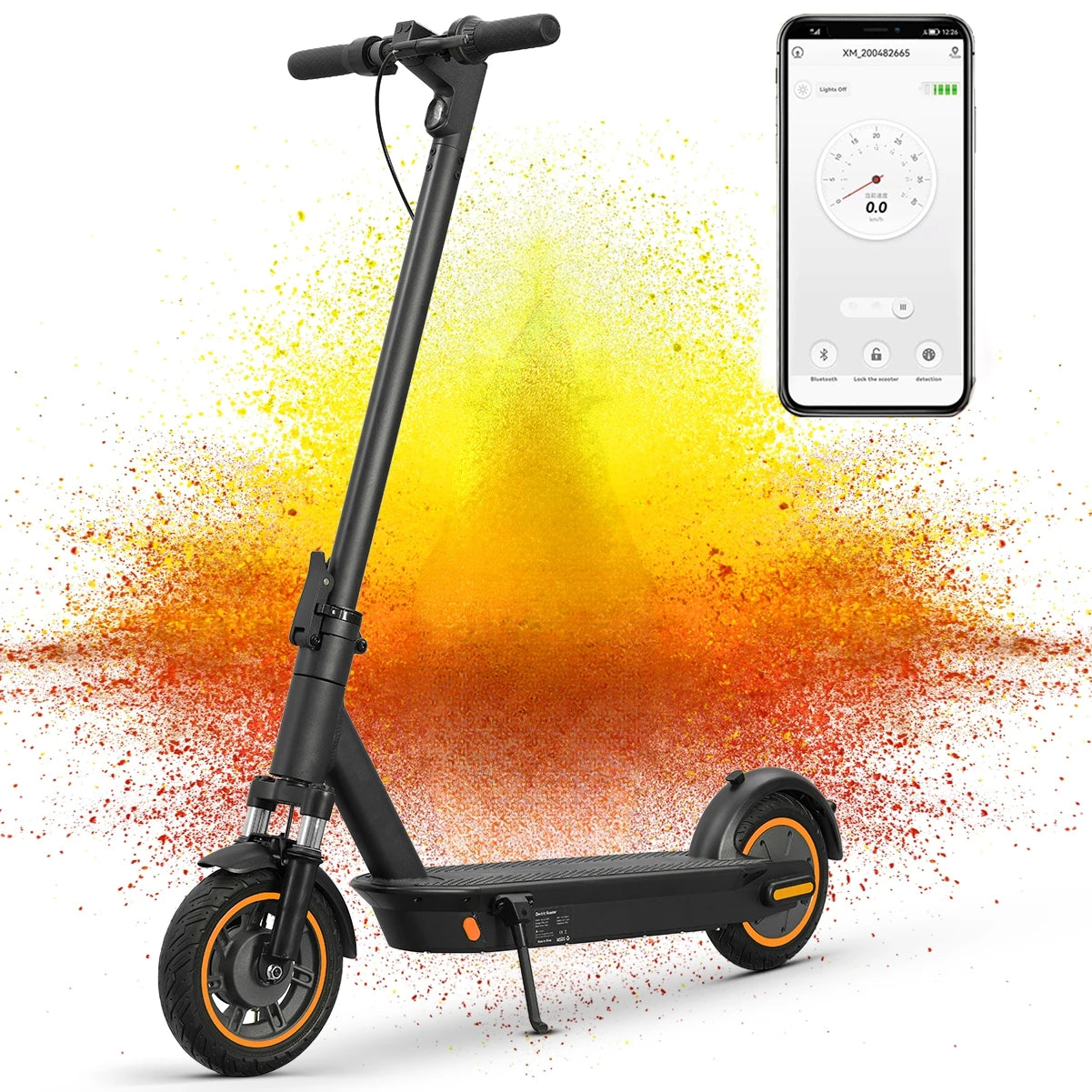 HEZZO G30 City Electric Scooter 500W Motor 36V 15Ah Battery City Electric Scooter 10" Road Tire E-scooter.
