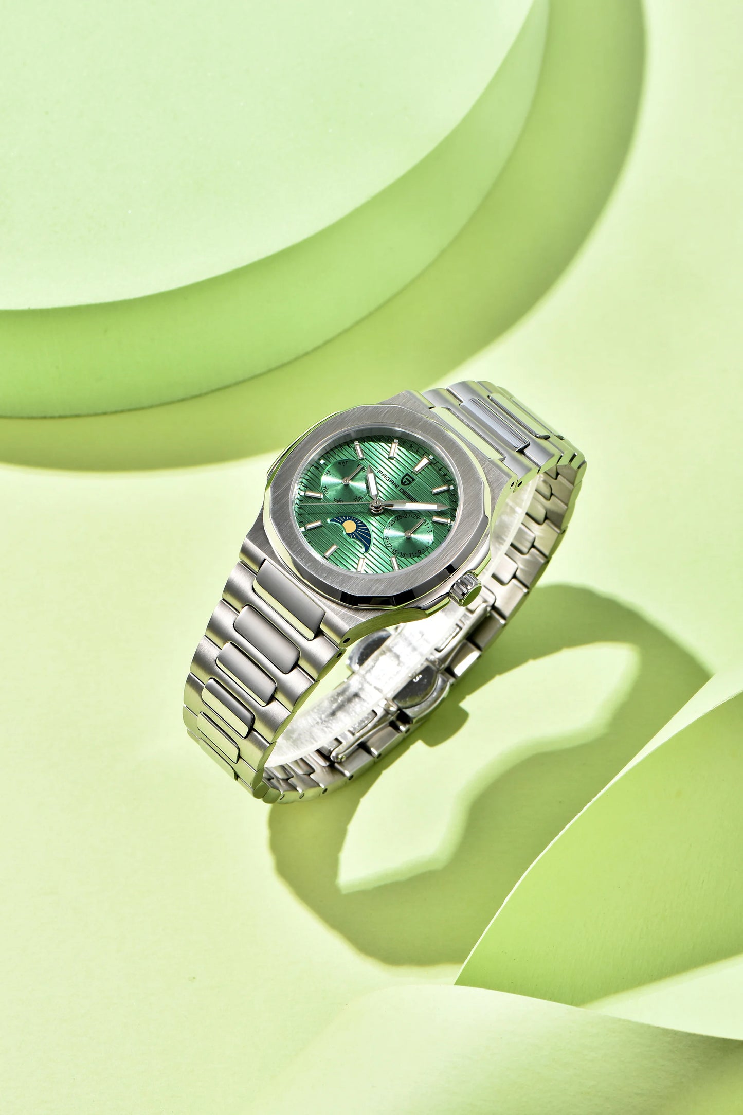 PAGANI DESIGN  Women's Watches Luxury Quartz Watch For Women Multifunctional Chronograph Moon Phase Automatic Date Ladies Watch.