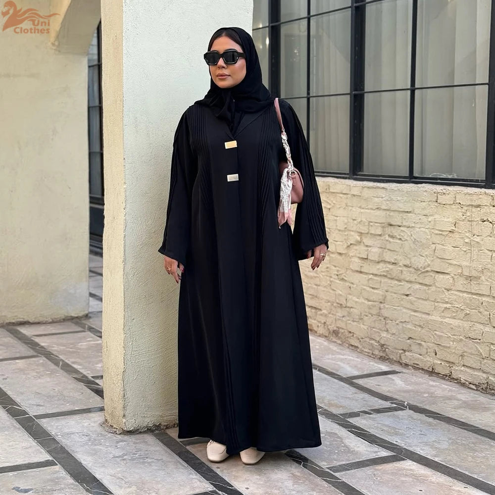 Elegant Dubai Abaya for Women Muslim Dress Ramadan Eid Kebaya Kimono Jalabiya Turkey Kaftan Islam Clothing Caftan Marocain Femme.