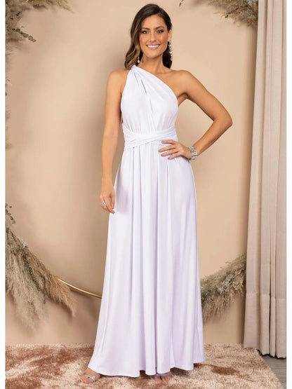 Sexy Frauen Multi way Wrap Cabrio Boho Maxi Club rotes Kleid Verband langes Kleid Party Brautjungfern Unendlichkeit Robe Longue Femme