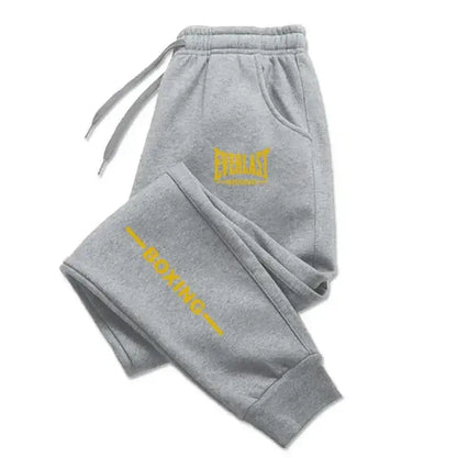 New Autumn EVERLAST Printed Jogging Pants Men's Tracksuit Pants for Men Sweatpants Jogger Men Brushed Gym Women Winter Trousers.