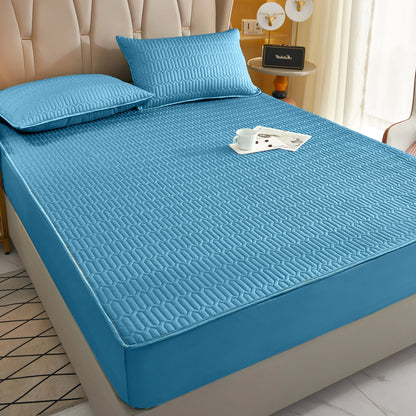 Waterproof Thicken bed Cover Protector Skin-Friendly Queen King Double Fitted Sheet Mattress Cover Mat 150x200 180x200 160x200cm.