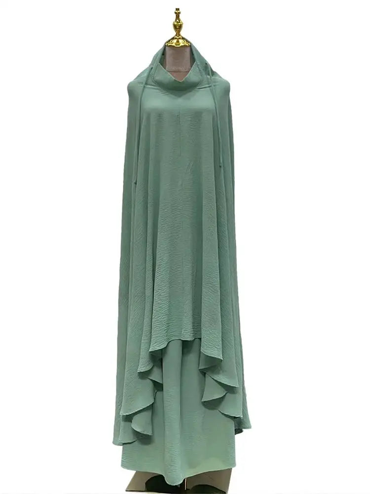 Ramadan Khimar Abaya Saudi Arabia Turkey Islam Muslim Hijab Dress Robe Femme Musulmane Prayer Clothes Abayas For Women Kebaya