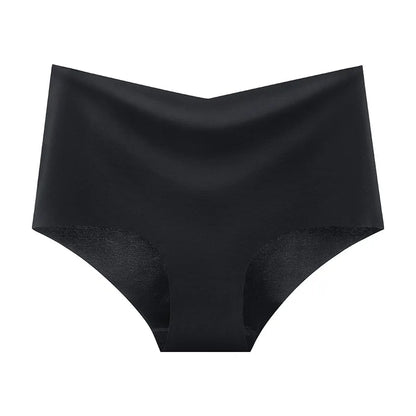 3PCS SET High Waist Panties Ice Silk Seamless Panty for Women Plus Size Sexy Comfortable Breathable Underwear S-3XL.