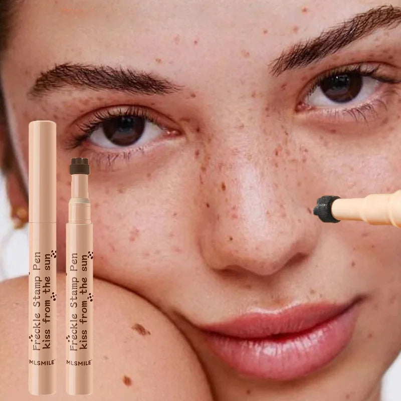 Natural Freckle Pen Waterproof Simulation Fake Spot Makeup Tool Lasting Waterproof Face Dot Spot Pen Eyeliner Korean Cosmetics.