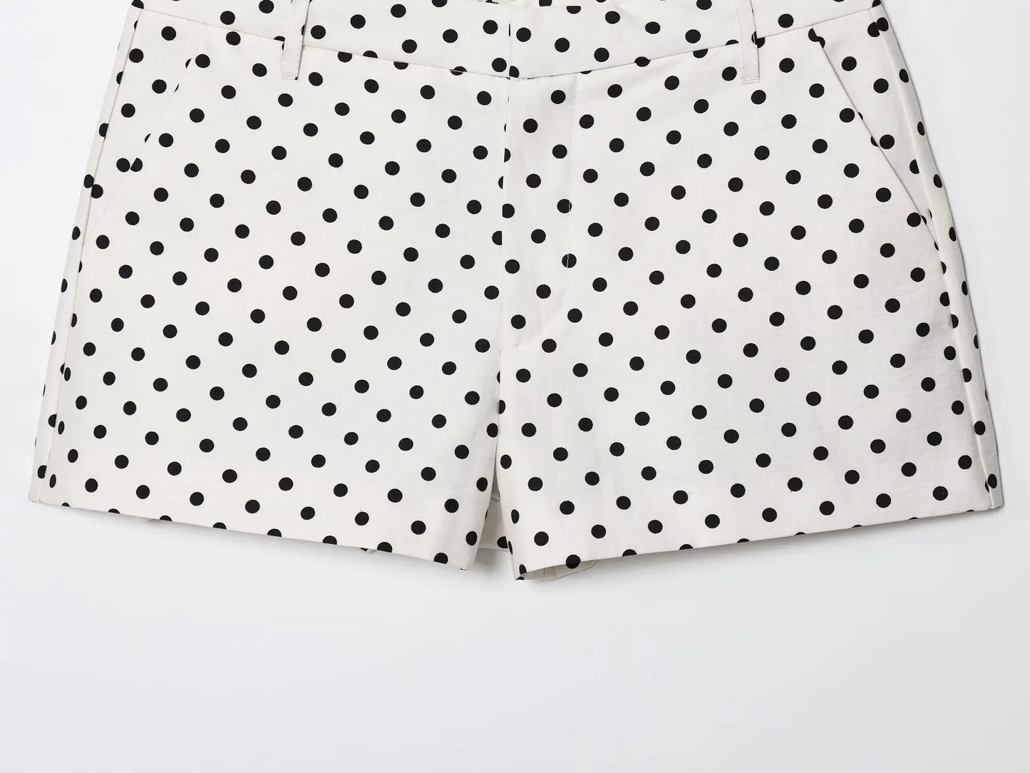 TRAFZA Herbst Polka Dot Gedruckt Jacke Für Frauen Lange Ärmel Rollkragen Zipper Mit Taschen Kordelzug Lose Vintage Mäntel