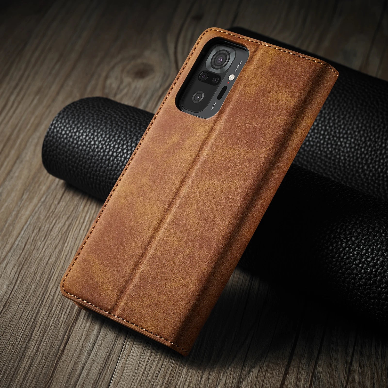 Leather Flip Phone Case For Xiaomi Redmi Note 12S 11S 10S 9S 12 11 10 12 8 7 Pro Plus 5G 12C 10C 10A 9A 9C Card Wallet Cover.