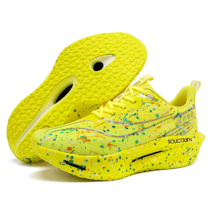 Supercritical E-TPU Marathon Running Shoes Men Women High-quality Road Jogging Shoes Light Comfy Sneakers Mesh Training Shoes