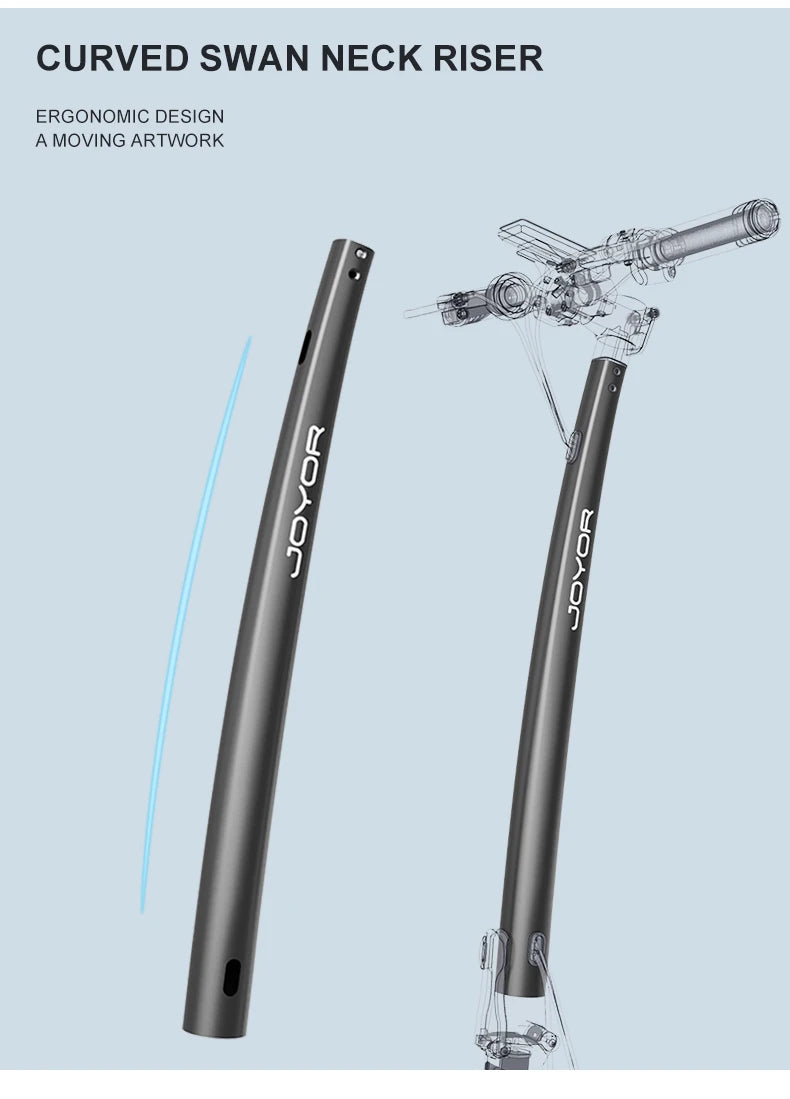 JOYOR C10E(ABE) Certification Electric Scooter  500W Motor Adult E-Scooter 10-inch Pneumatic Tire 48V10.4ah Battery E Scooter.