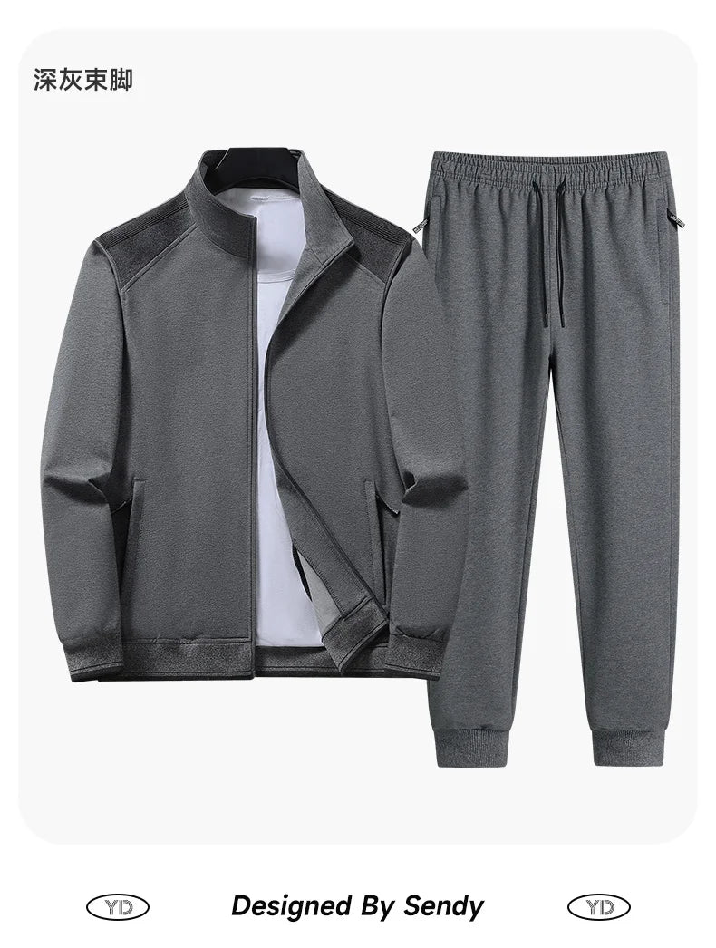 New Men`s Basketball Tracksuit Casual Joggers Sportswear Jackets And Pants 2 Piece Sets Hip Hop Running Sports Suit Men clothing.
