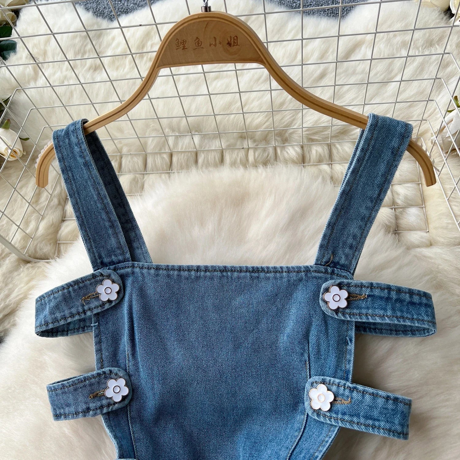 Jumpsuits Women Denim Suspender Jeans One Piece Wide Leg Pants Washed Mom Distressed Pockets Trousers Summer 2025 Streetwear.