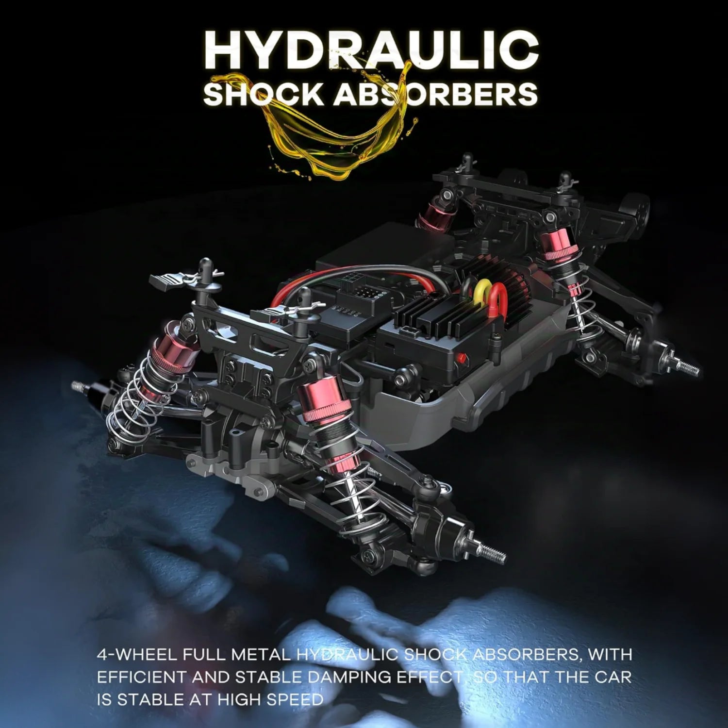 MJX Hyper Go 16207 70km/h 1/16 4WD Racing Car Brushless High Speed Drift Cars 2.4G Remote Control Cars Off-Road Truck Toys.