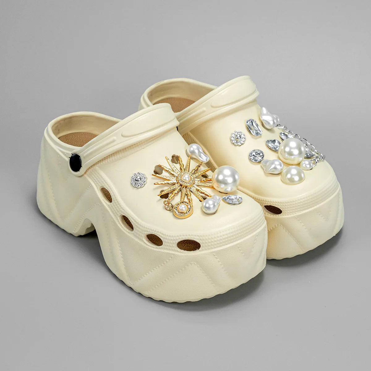 Women's Slippers 9CM High Platform Garden Fashion Clogs Shoes Women's Slippers Thick Bottom EVA Sandals Summer Girls Slippers