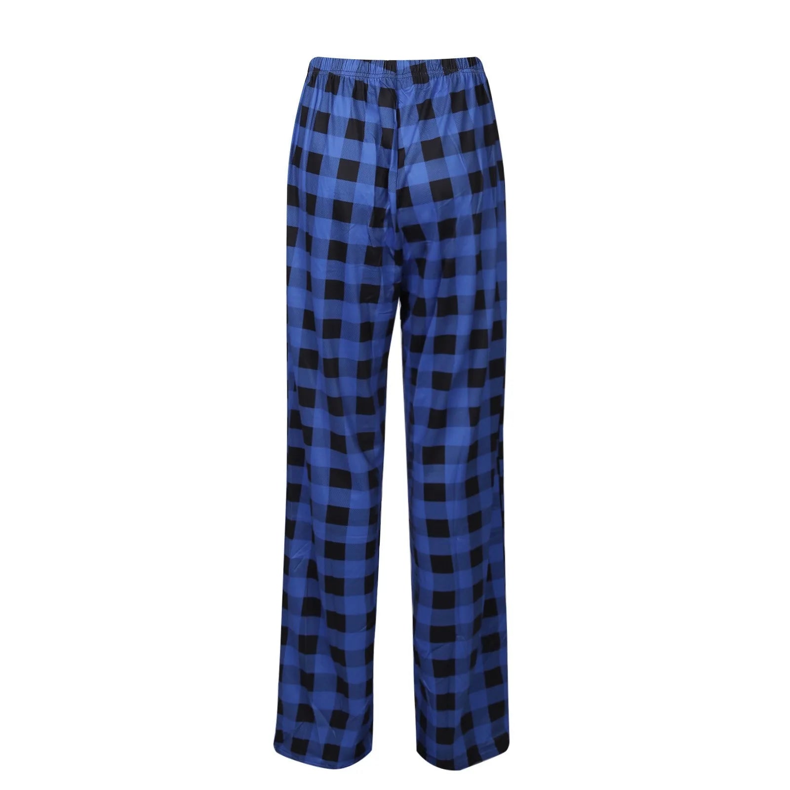 Frauen Weihnachten Pyjama Hosen Herbst Winter Plaid Gedruckt Hosen Mode Lässig Breite Bein Hosen Kleidung Streetwear.