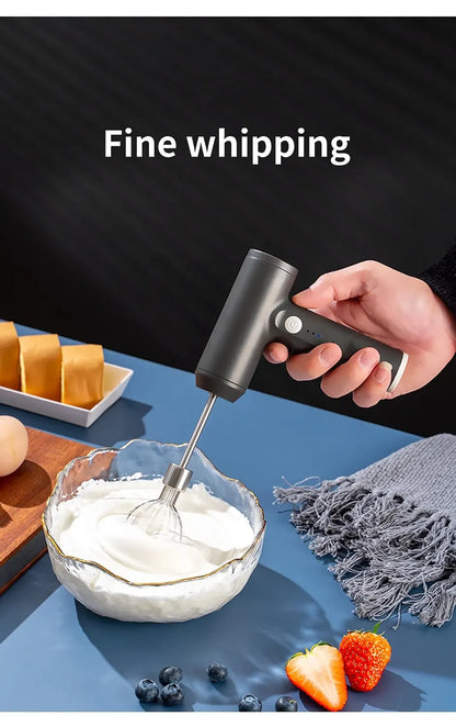 1 PCS Wireless Electric Food Mixer Portable 3 Speeds Egg Beater Baking Dough Cake Cream Mixer Kitchen Tools.