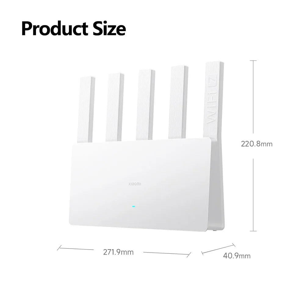 Xiaomi Router BE5000 2.5G Wifi 7 Wiress Router Mesh Group 2.4GHz 5GHz MLO Dual Band Works with Xiaomi mijia mihome App Network.