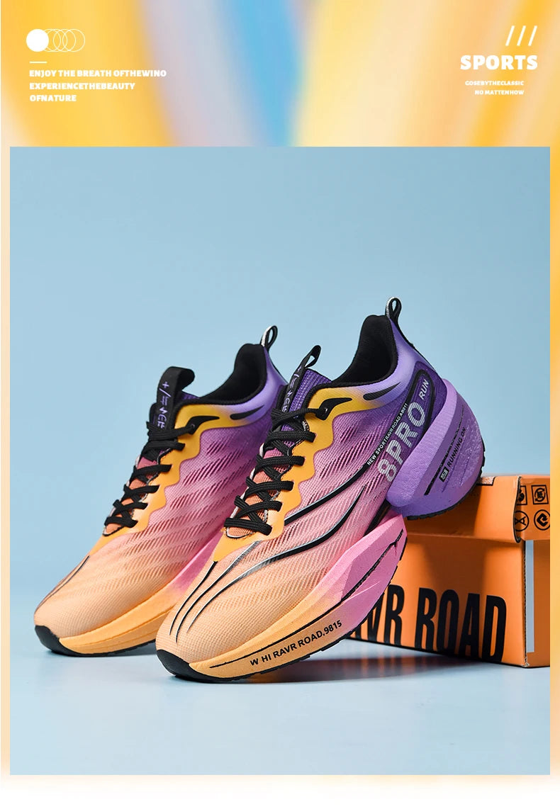 Neue männer Turnschuhe Hohe Qualität Carbon Platte Laufschuhe Stilvolle Atmungsaktive Casual Sportschuhe Männliche Trainer Tennis Schuhe