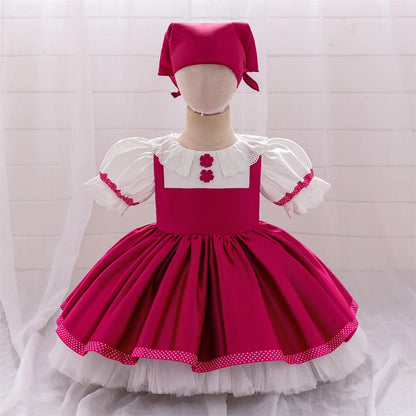 Mädchen Martha Cosplay Prinzessin Kleid Kleinkind Cartoon Bär Bühne Leistung Kleidung Kinder Karneval Party Maskerade Kleidung