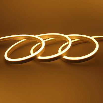 24V IP67 Waterproof Neon Strip SMD2835 1M-20M White/Blue/Pink/Yellow/Green/Orange TV BackLight Home Decor Silicon Tube LED Light.