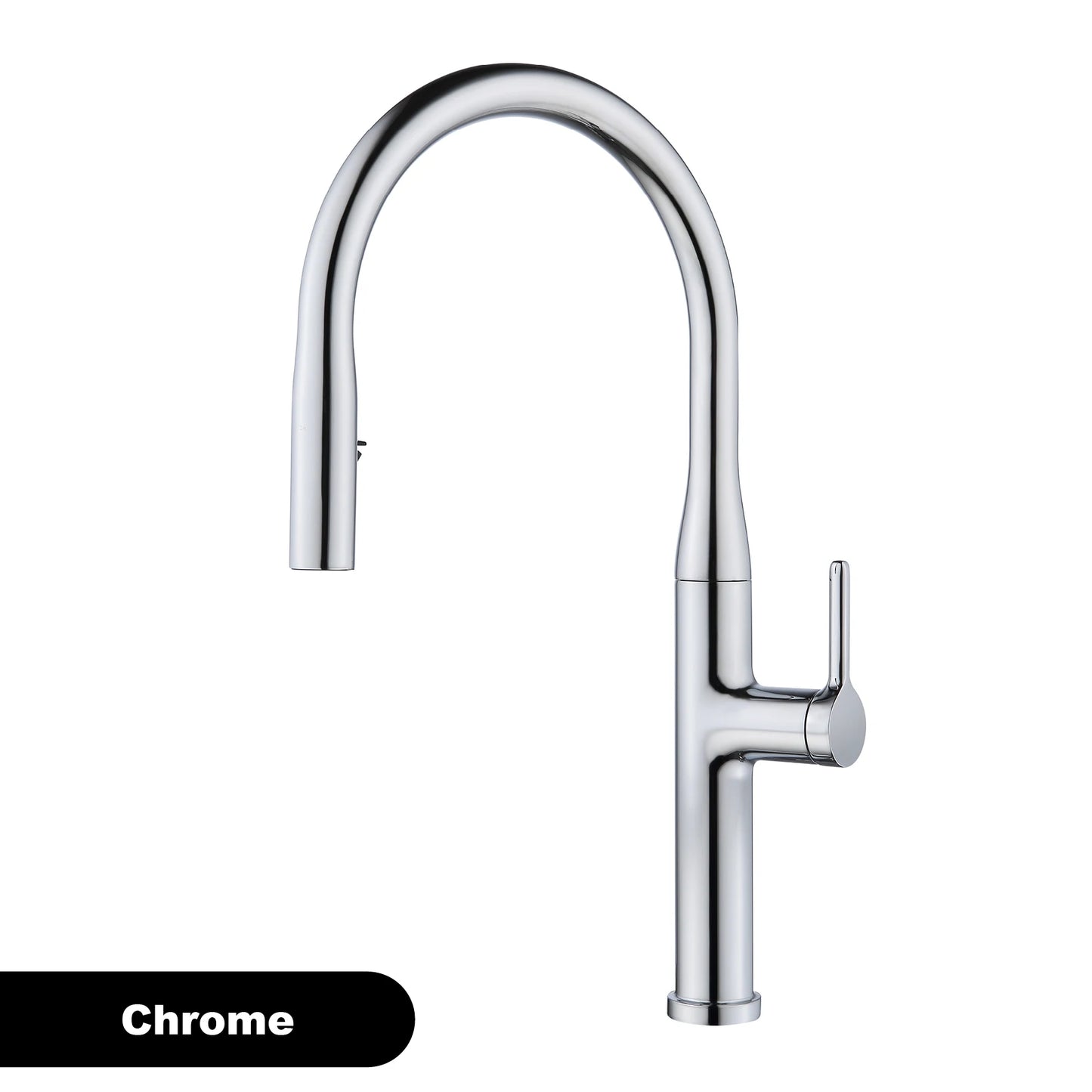 Luxury Brushed Gold Brass Pull Out Kitchen Faucet with Ceramic Cartridge Hot Cold Water Sink Tap Modern High End Sprayer Durable