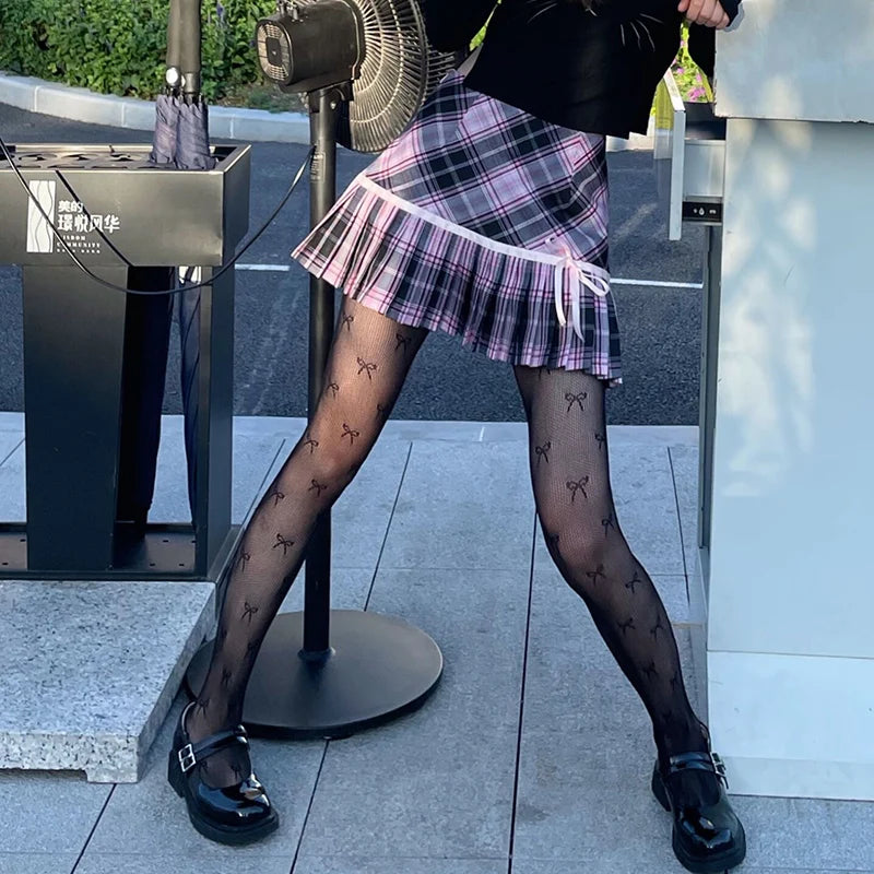 Woman Girls Fashion Gothic Fishnet Stockings Snake Skull Stripeds Socks Mesh Tights Panties Lolita Plus Size Pantyhose Leggings