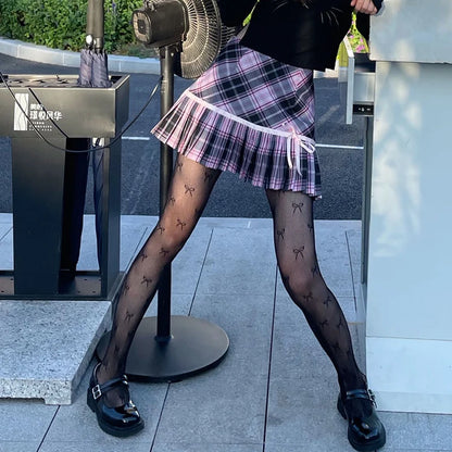 Woman Girls Fashion Gothic Fishnet Stockings Snake Skull Stripeds Socks Mesh Tights Panties Lolita Plus Size Pantyhose Leggings