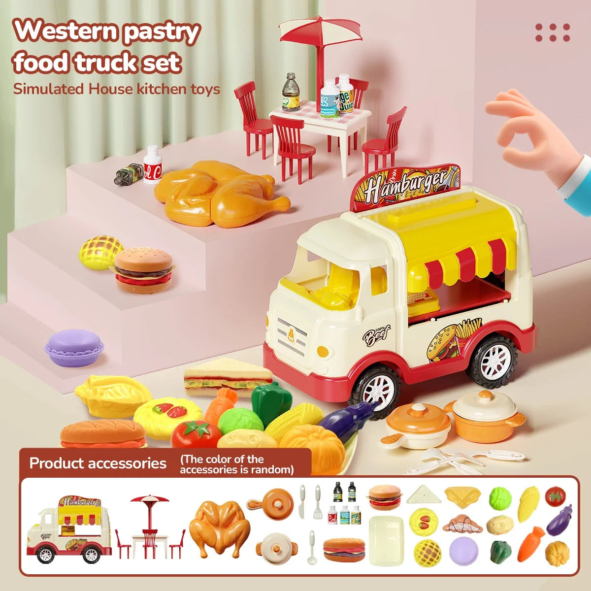 Simulated Kitchen Toy Play Set Miniature Food Pretend Play House Appliance Laundry Cookware Children Role-Playing Toys Girl Game