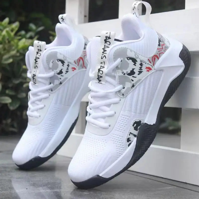 New Anti-Slip Men's Sneaker High Top Men's Basketball Shoes Luxury Comfortable Running Shoes Fashionable Versatile Casual Shoes