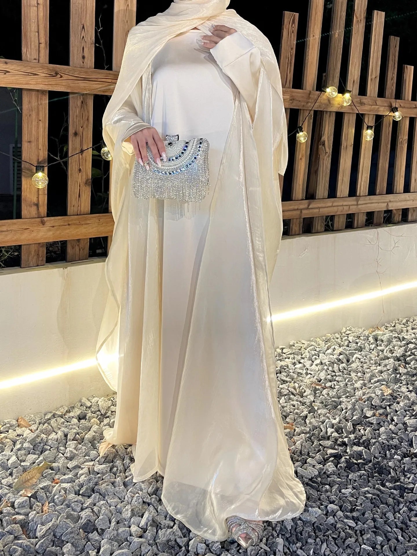 Muslim Eid Women 2 Piece Suit Dress Open Abaya Modest Dresses Ramadan Long Robe Abayas Caftan Kaftan Vestidos 2025 Ensemble.