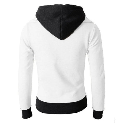 Zipper Men Jackets Autumn Winter Casual Fleece Coats Bomber Jacket Scarf Collar Fashion Hooded Male Outwear Slim Fit Hoody.