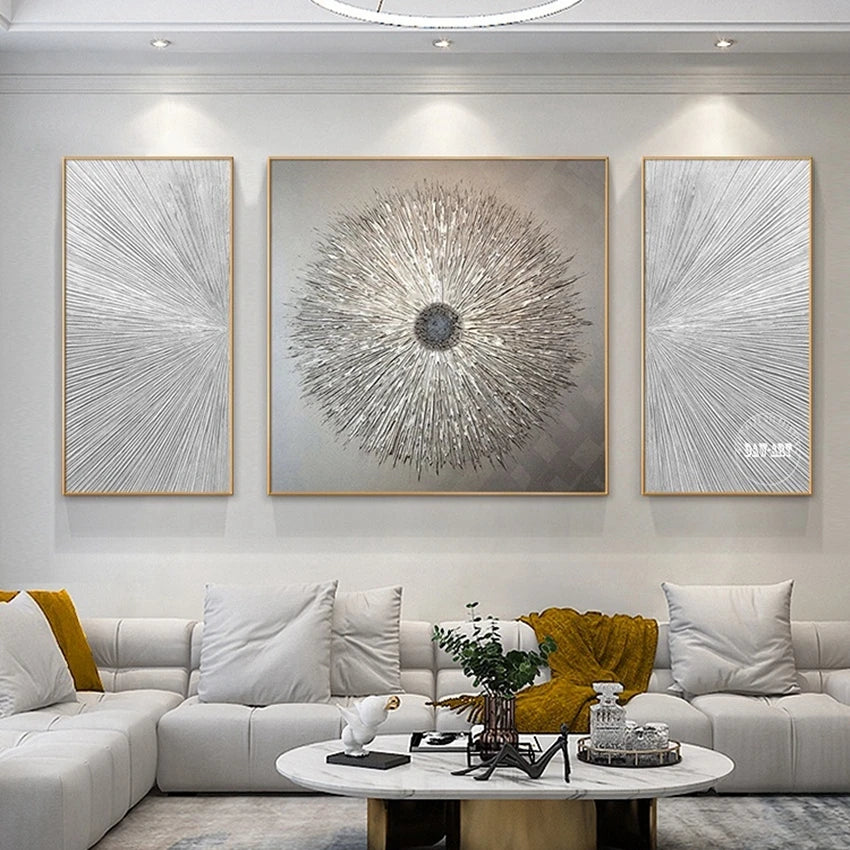 New Arrival Modern Abstract Golden Mountain Landscape Oil Paintings On Canvas China Artwork Wall Decor For Room Unframed.