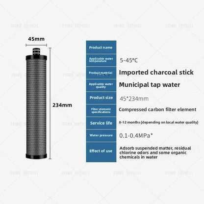 Kitchen Ultrafiltration Water Purifier Household Direct Drinking Water Purifier TapWater Purifier Five-Stage Water Filter System.