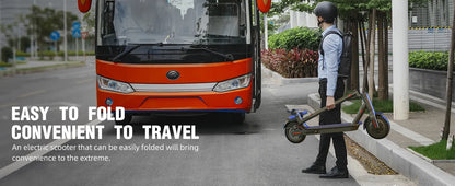 350W Foldable Electric Scooter Adults, 8.5'' Solid Tires, 30KM/H, 30-35KM Range, 36V 10.4Ah Battery, APP Control E-scooter.