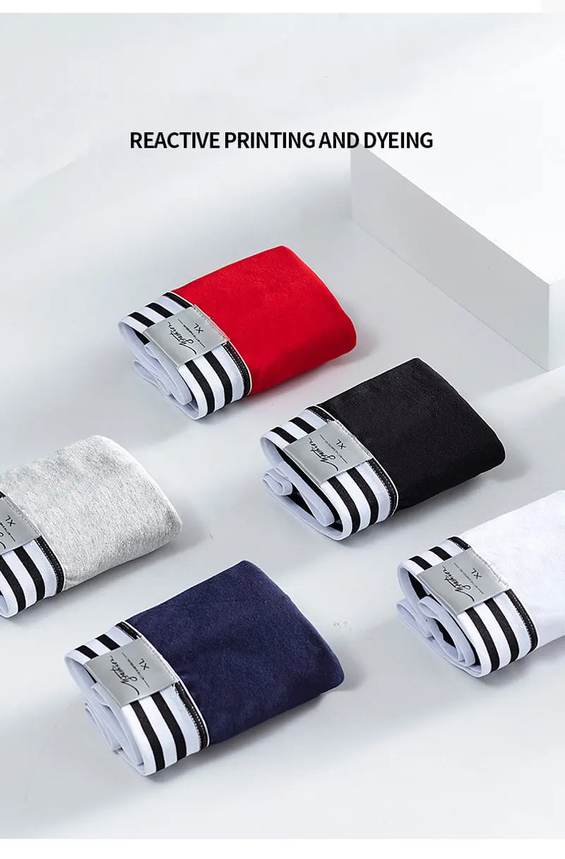 Männer weiche Unterhose Trunks Baumwolle hochwertige Unterwäsche u konvexe Tasche Höschen Cueca mittlere Taille atmungsaktive Boxershorts homme